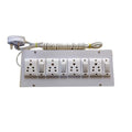 Anchore wooden 4-socket extension board