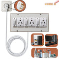 Anchore wooden 3-socket extension board with 2.5 meter cable
